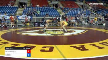 152 lbs Cons 32 #2 - Nathanael Schilling, Tennessee vs Brock Ellis, Indiana