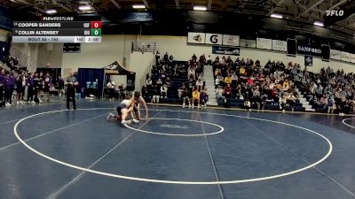 165 lbs Cons. Round 2 - Cooper Sanders, Sioux Falls vs Collin Altensey, Upper Iowa