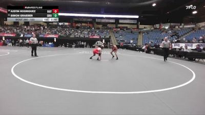 133 lbs Cons. Round 3 - Justin Rodriguez, Hastings vs Simon Graeber, Southern Oregon