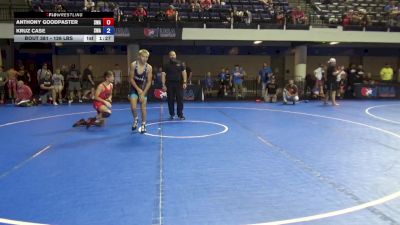 126 lbs Cons. Sub-quarters - Anthony Goodpaster, Sebolt Wrestling Academy vs Kruz Case, Siouxland Wrestling Academy