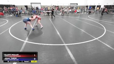 118 lbs Round 3 - Elliott Mulloy, Askren Wrestling Academy vs Jadah Thiede, Cadott Wrestling Club