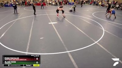 190 lbs Semifinal - Blake Ross, Minnesota vs Evan Macalus, White Bear Lake Youth Wrestling