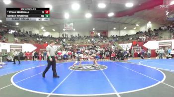 138 lbs Champ. Round 2 - Dylan Marshall, Center Grove vs Adrean Martinez, Frankfort High School