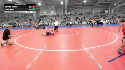 65 lbs Rr Rnd 1 - Tanner Welch, Grit Mat Club White vs Cash Hart, Knights Wrestling Club