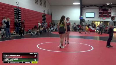 Round 3 - Kaiya Swafford, Morning Sun Wrestling Club vs Libby McEntee, Fort Madison