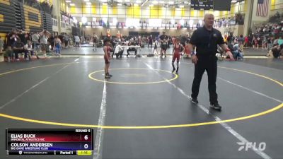 56 lbs Round 5 - Elias Buck, Immortal Athletics WC vs Colson Andersen, Big Game Wrestling Club