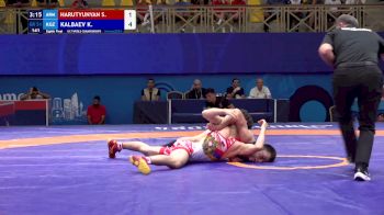 51 kg 1/8 Final - Sargis Harutyunyan, Armenia vs Kutman Kalbaev, Kyrgyzstan