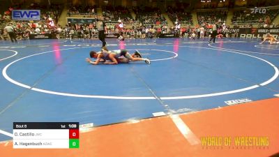 80 lbs Round Of 64 - Octavio Castillo, Juggernaut Wrestling Club vs Adam Hagenbuch, American Dream Wrestling Club