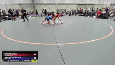 138 lbs Quarters & 1st Wb (16 Team) - Gavin Garcia, Texas Blue vs Joseph Petriello, New Jersey