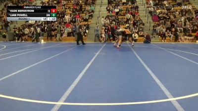 160 lbs Round 1 - Kade Bergstrom, Frazee Hornets vs Liam Powell, Sarbacker Wrestling Academy