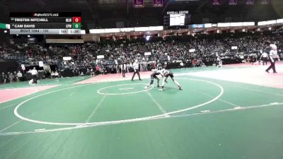 100 lbs Champ. Round 1 - Cam Davis, CPWA vs Tristen Mitchell, MLW2