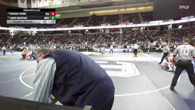 II-116 lbs Champ. Round 1 - Jake Burton, Marcellus vs Ethan York, Warrensburg/Lake George
