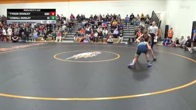 95 lbs 3rd Place Match - Conall Dunlay, Hammerin Hawks vs Tyson Stanley, Big Game Wrestling Club