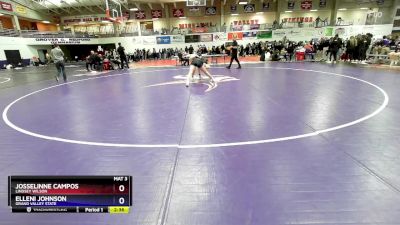 145 lbs Cons. Round 10 - Elleni Johnson, Grand Valley State vs Josselinne Campos, Lindsey Wilson