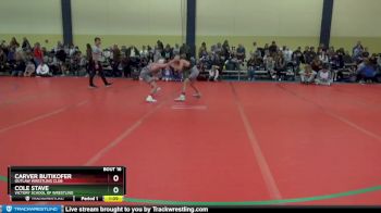 105 lbs Round 1 - Cole Stave, Victory School Of Wrestling vs Carver Butikofer, Outlaw Wrestling Club