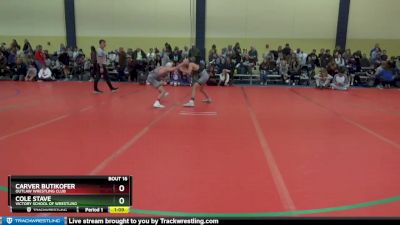 105 lbs Round 1 - Cole Stave, Victory School Of Wrestling vs Carver Butikofer, Outlaw Wrestling Club