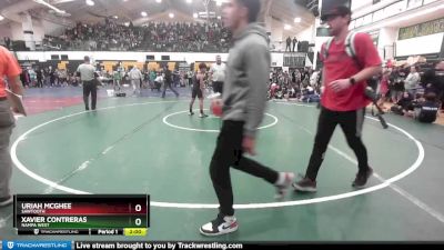 100 lbs Quarterfinal - Xavier Contreras, Nampa West vs Uriah McGhee, Sawtooth