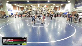 152 lbs Champ. Round 2 - Danny Mattar, University vs James Kramer, Laguna Beach