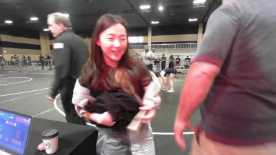 136 lbs 3rd Place - Gianna Lopez, Rolling Hills WC vs Alanna Harwell, St. Marys