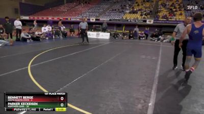 184 lbs Placement Matches (16 Team) - Parker Keckeisen, Northern Iowa vs Bennett Berge, South Dakota State