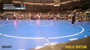 105 lbs Quarterfinal - Braxton Bagby, Moen Wrestling Academy vs Jackson Mahoney, New England Gold