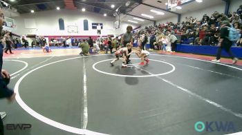 52 lbs Consi Of 8 #2 - Captain Bay, Collinsville Cardinal Youth Wrestling vs Easton Nalder, Skiatook Youth Wrestling