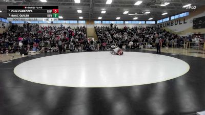 132 lbs Final - John Carrozza, Ridgefield vs Isaac Quiles, East Hartford