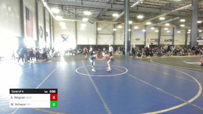 90 lbs Consi Of 4 - Aaragon Wagner, West Valley Junior Eagles vs William Schaus, Top Fuelers WC