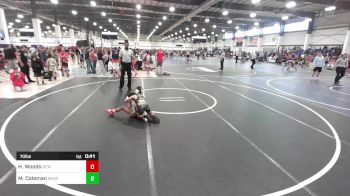 70 lbs Quarterfinal - Heavyn Woods, New Mexico vs Major Coleman, Bear WC