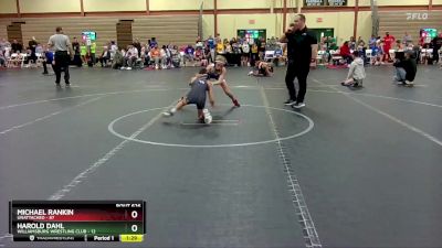 84 lbs Round 2 - Harold Dahl, Williamsburg Wrestling Club vs Michael Rankin, Unattached