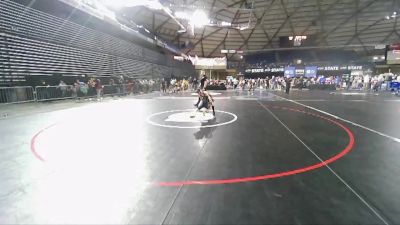 63 lbs Champ. Round 2 - Cameron Jackson, Fife Thunder Wrestling vs Matai Muai, Tri-Town Bullyz Wrestling