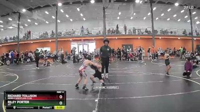 70 lbs Cons. Round 1 - Riley Porter, JET vs Richard Tollison, Rebels Wrestling Club