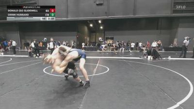 197 lbs Quarterfinal - Orinn Hubbard, University Of Saint Mary (KS) vs Donald (dj) Glidewell, Northeastern Oklahoma A&M