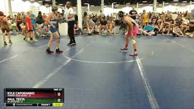 96 lbs Round 5 (6 Team) - Paul Testa, 84 Athletes vs Kyle Capodanno, Xtreme Team White