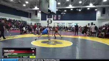 138 lbs Champ. Round 1 - Kade Ayres, Fountain Valley vs Andrew Lopez, Cajon
