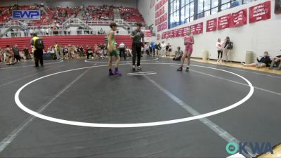 84 lbs Rr Rnd 4 - Adyson Wagner, Choctaw Ironman Youth Wrestling vs Jimmy Mcintosh, Alvarez