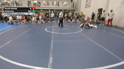 160 lbs Round 4 (6 Team) - Blake Decker, Brawler Elite vs Piper Full, Mat Assassins Red