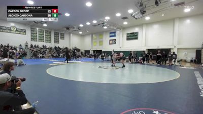 285 lbs Finals (2 Team) - Carson Groff, Grand Canyon University Club vs Alonzo Cardona, Bandit