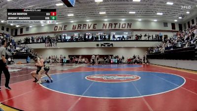 120 lbs 2nd Wrestleback (16 Team) - Rylan Benton, Brantley County HS vs Jeremy Maddox, Dublin