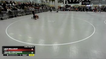 106 lbs Cons. Round 8 - Trevor Christenson, Bobcat Wrestling Club vs Jack Wallukait, Iowa