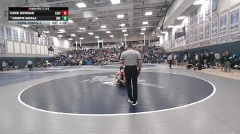 141 lbs Cons. Round 2 - Joseph Airola, Nebraska-Kearney vs Eddie Bowman, CSU-Pueblo