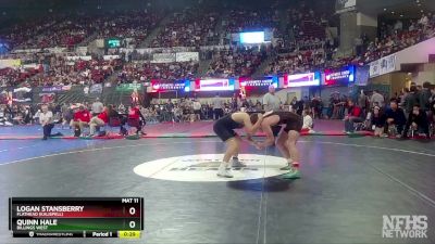 AA - 170 lbs Cons. Round 3 - Logan Stansberry, Flathead (Kalispell) vs Quinn Hale, Billings West