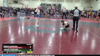 80 lbs Round 2 - Regan Hamilton, Mount Pleasant Youth Wrestling vs Hadley Schilling, Lake Superior Wrestling Academ