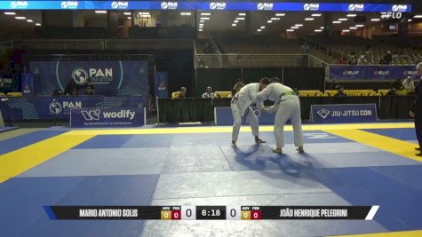 João Henrique Pelegrini vs Mario Antonio Solis 2026 Pan Jiu Jitsu IBJJF Championship