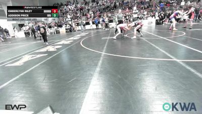 102 lbs Rr Rnd 4 - Emberlynn Riley, Skiatook Youth Wrestling vs Addison Price, HURRICANE WRESTLING ACADEMY