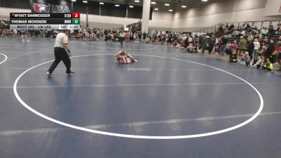 106 lbs Quarters - Thomas McKenzie, Minnesota vs Wyatt Dannegger, Collum Trained School Of Wrestling