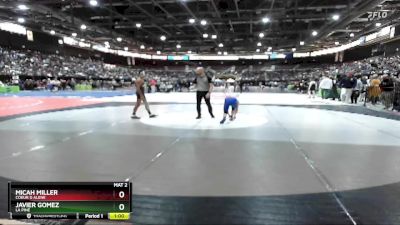 98 lbs Cons. Round 5 - Javier Gomez, La Pine vs Micah Miller, Coeur D Alene