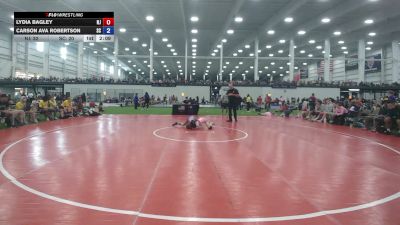 105 lbs Lydia Bagley, New Jersey vs Carson Ava Robertson, South Carolina