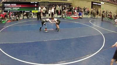 58 lbs Cons. Round 3 - Johnny Vargas, Canyon View Falcons vs Ryder Yates, Champions Wrestling Club
