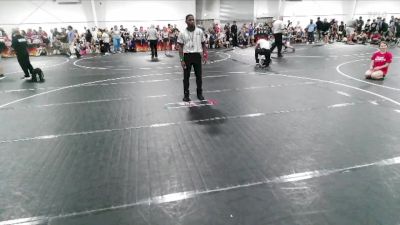 78 lbs Semis (4 Team) - Aria Thephavong, MF Angels vs Hallie Burgess, Level Up Wrestling Center